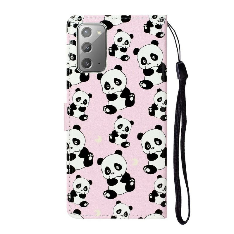 Folio Cover Samsung Galaxy Note 20 Che Panda