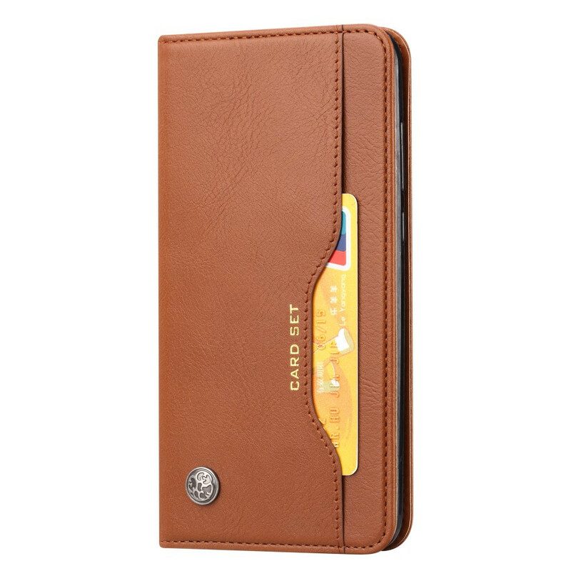 Folio Cover Samsung Galaxy Note 20 Custodia in pelle Portacarte In Ecopelle