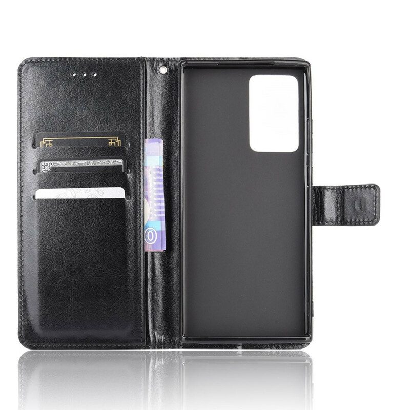 Folio Cover Samsung Galaxy Note 20 Ecopelle Appariscente