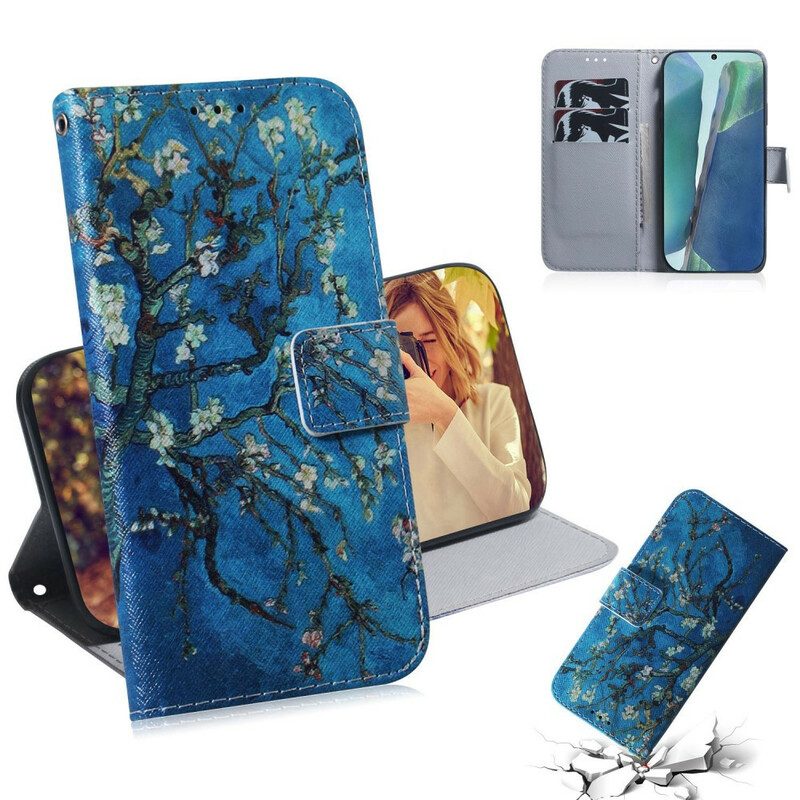 Folio Cover Samsung Galaxy Note 20 Ramo Di Un Albero In Fiore