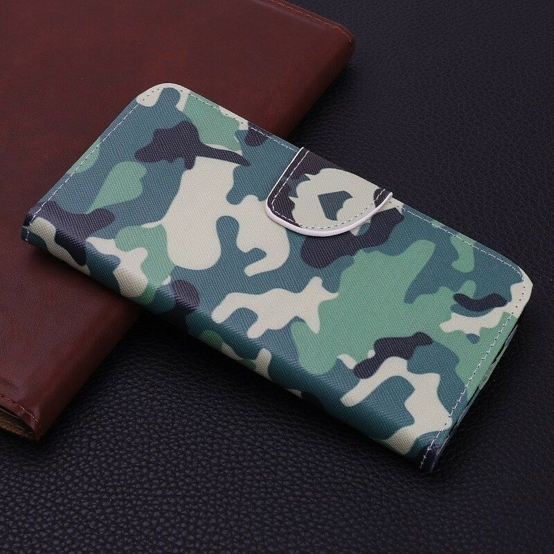 Custodia A Portafoglio Huawei P Smart Z Camuffamento Militare