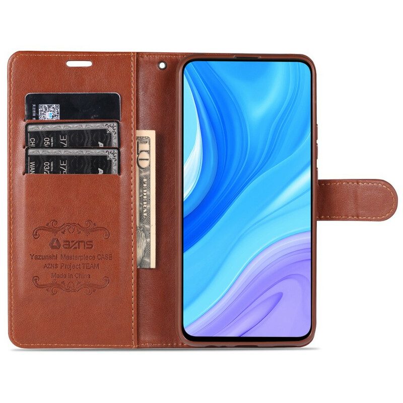 Custodia in pelle Huawei P Smart Z Azns Ecopelle