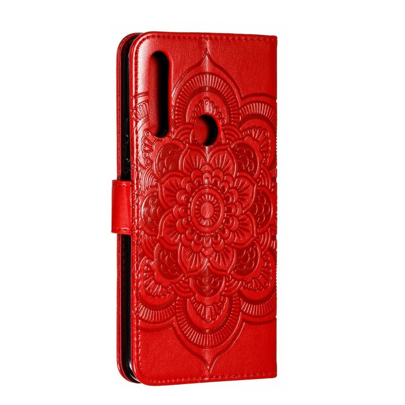 Custodia in pelle Huawei P Smart Z Mandala E Diamanti