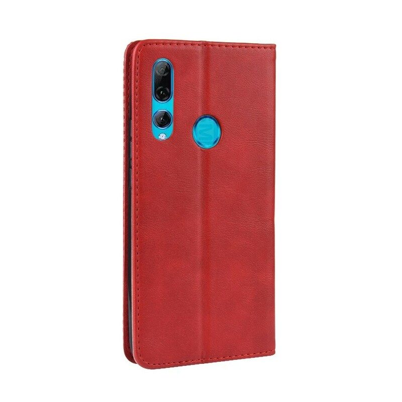 Folio Cover Huawei P Smart Z Custodia in pelle Effetto Pelle Vintage Stilizzato