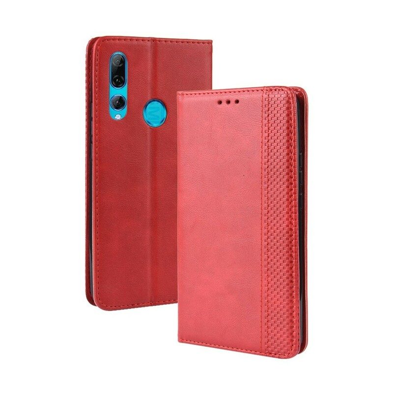 Folio Cover Huawei P Smart Z Custodia in pelle Effetto Pelle Vintage Stilizzato