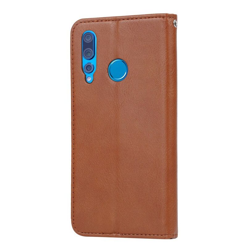 Folio Cover Huawei P Smart Z Custodia in pelle Portacarte In Ecopelle