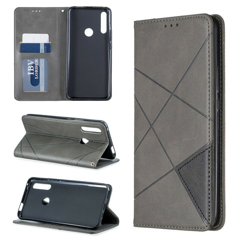 Folio Cover Huawei P Smart Z Custodia in pelle Stile D'artista