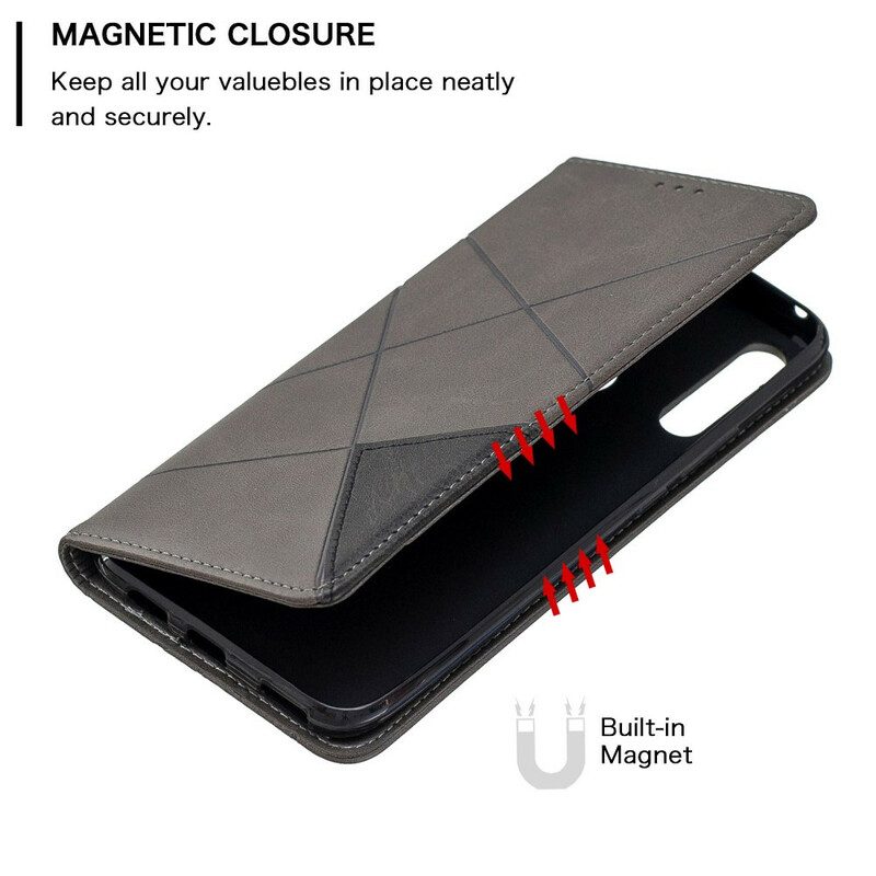 Folio Cover Huawei P Smart Z Custodia in pelle Stile D'artista