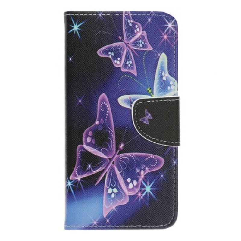 Folio Cover Huawei P Smart Z Farfalle Al Neon