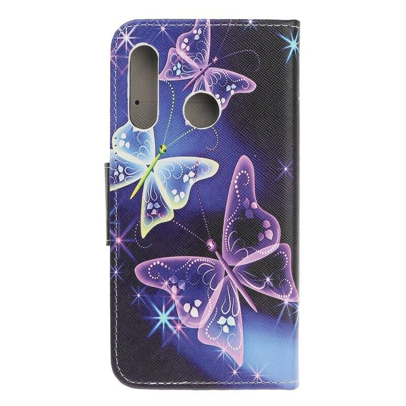 Folio Cover Huawei P Smart Z Farfalle Al Neon