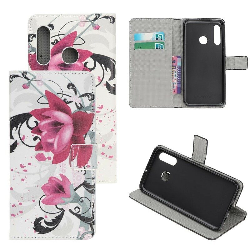 Folio Cover Huawei P Smart Z Fiori Tropicali