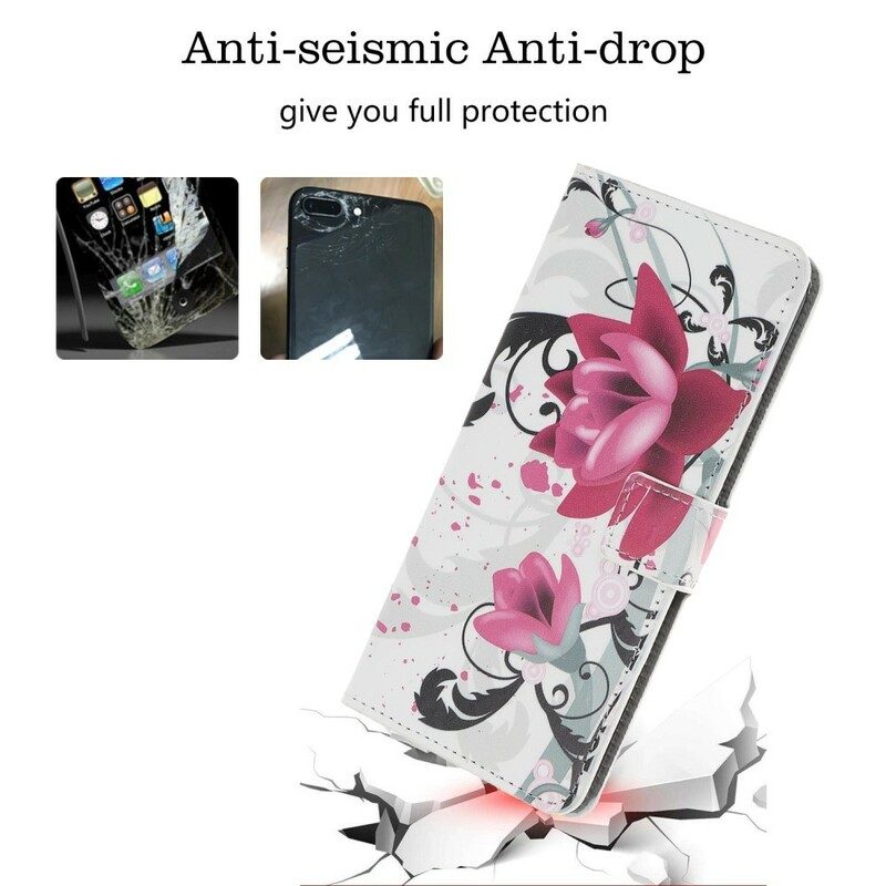 Folio Cover Huawei P Smart Z Fiori Tropicali