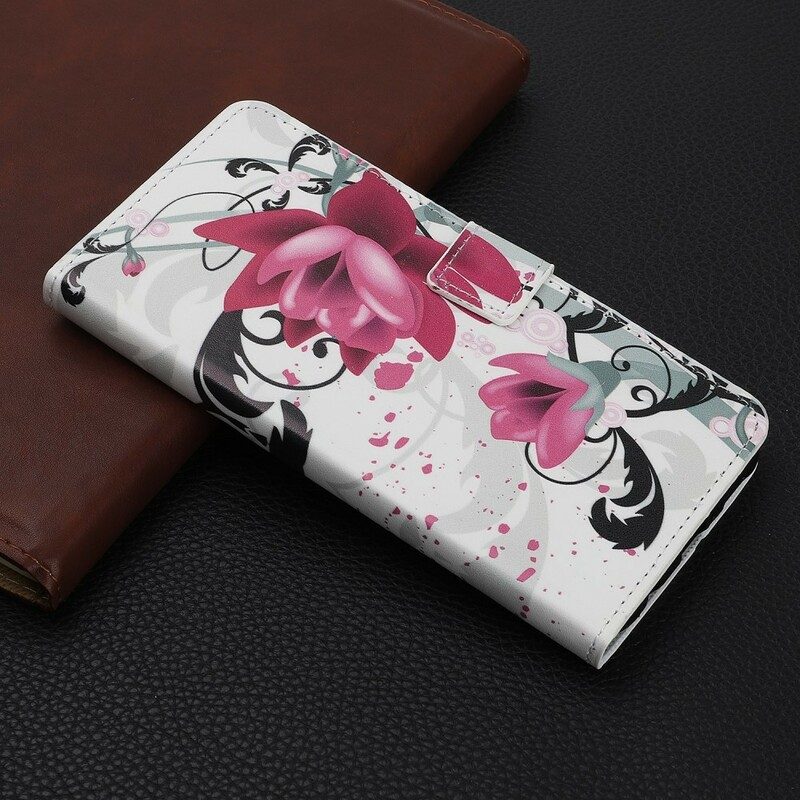 Folio Cover Huawei P Smart Z Fiori Tropicali