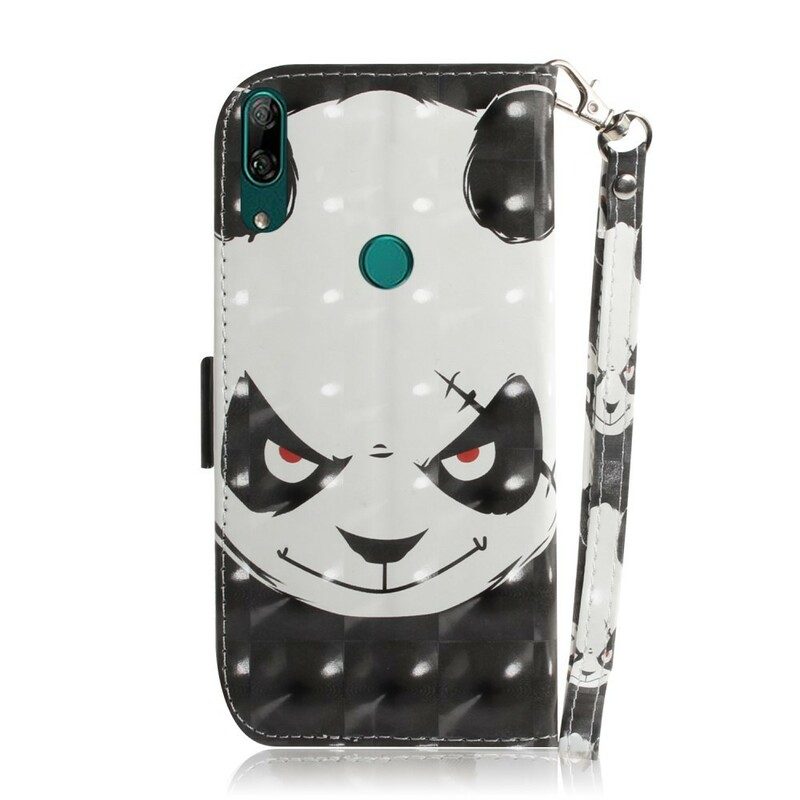 Folio Cover Huawei P Smart Z Panda Arrabbiato Con Cordino