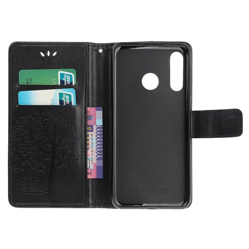 Folio Cover Huawei P Smart Z Perizoma Albero E Gufi