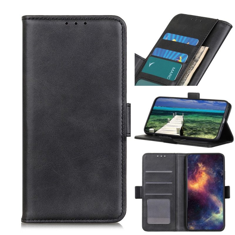 Folio Cover Vivo Y76 5G Custodia in pelle Doppio Lembo