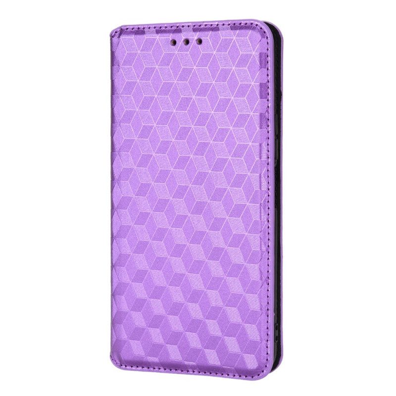 Folio Cover Vivo Y76 5G Custodia in pelle Modello 3d