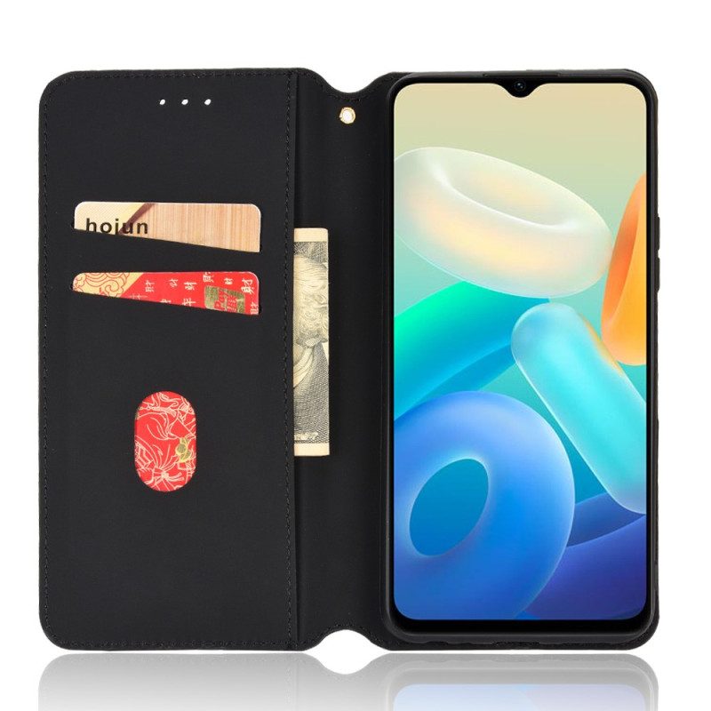 Folio Cover Vivo Y76 5G Custodia in pelle Modello 3d