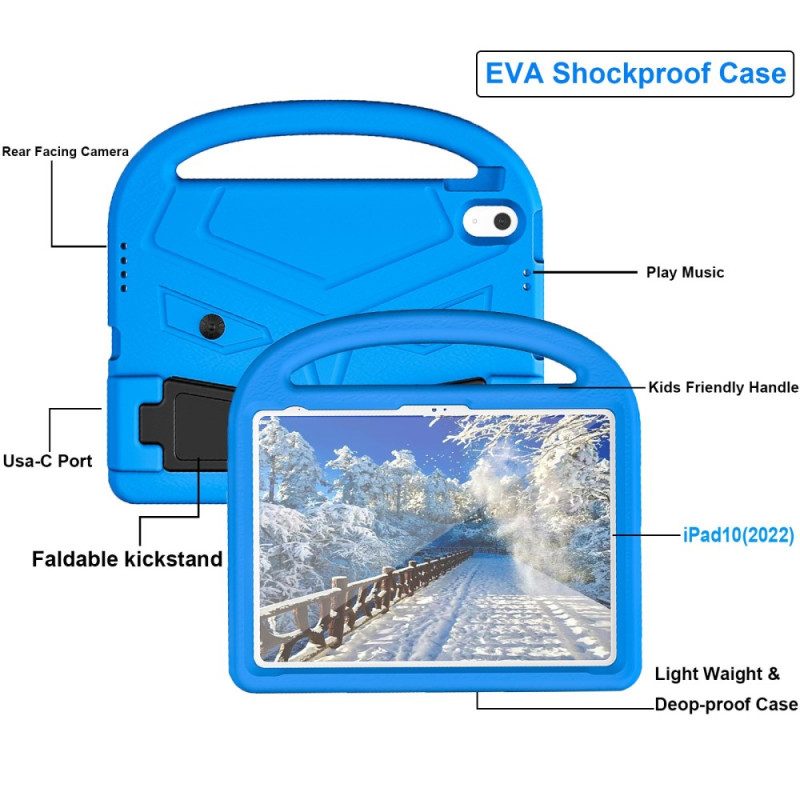 Cover iPad 10.9" (2022) Schiuma Eva Per Bambini