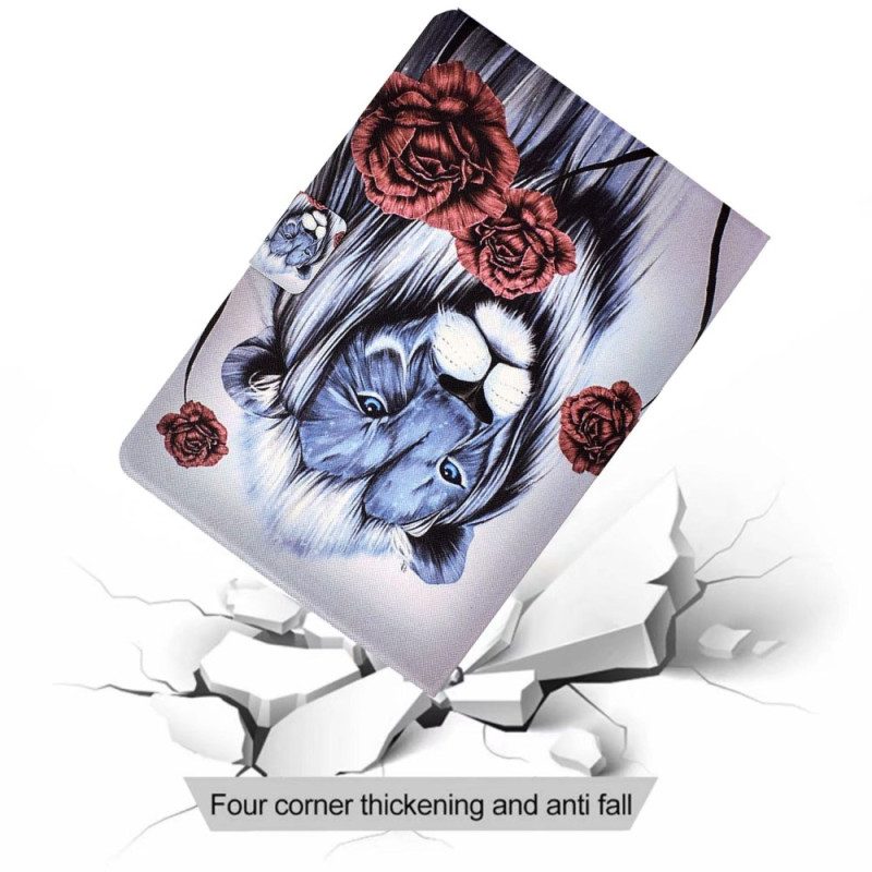 Custodia A Portafoglio iPad 10.9" (2022) Leone E Rose