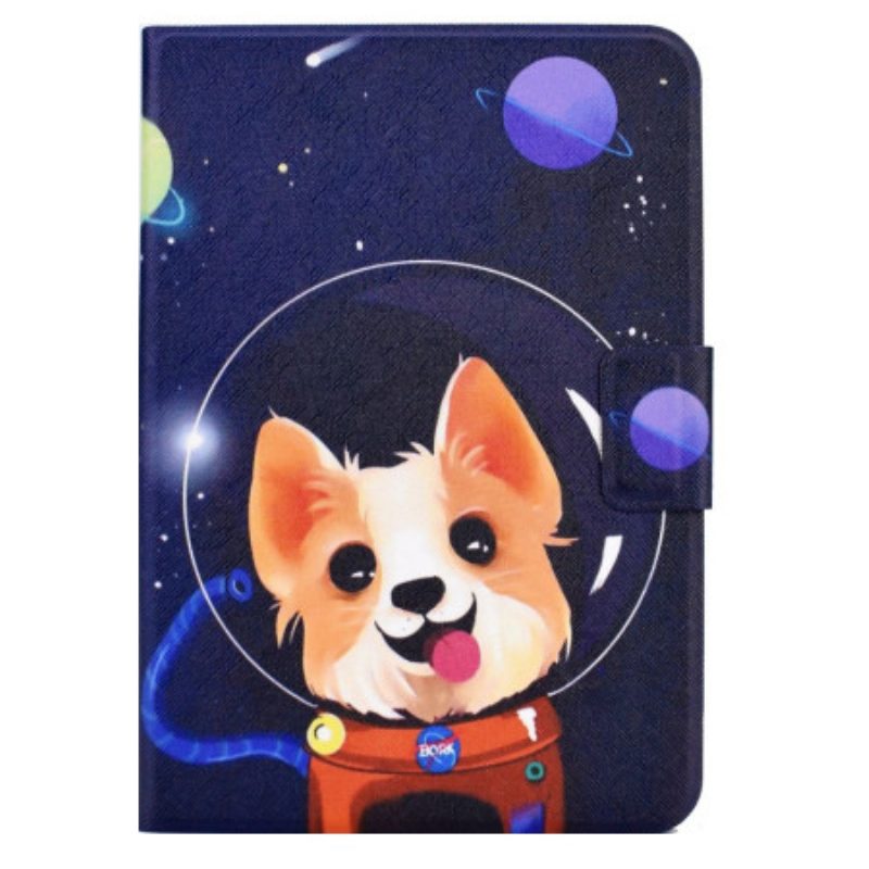 Custodia in pelle iPad 10.9" (2022) Cane Spaziale