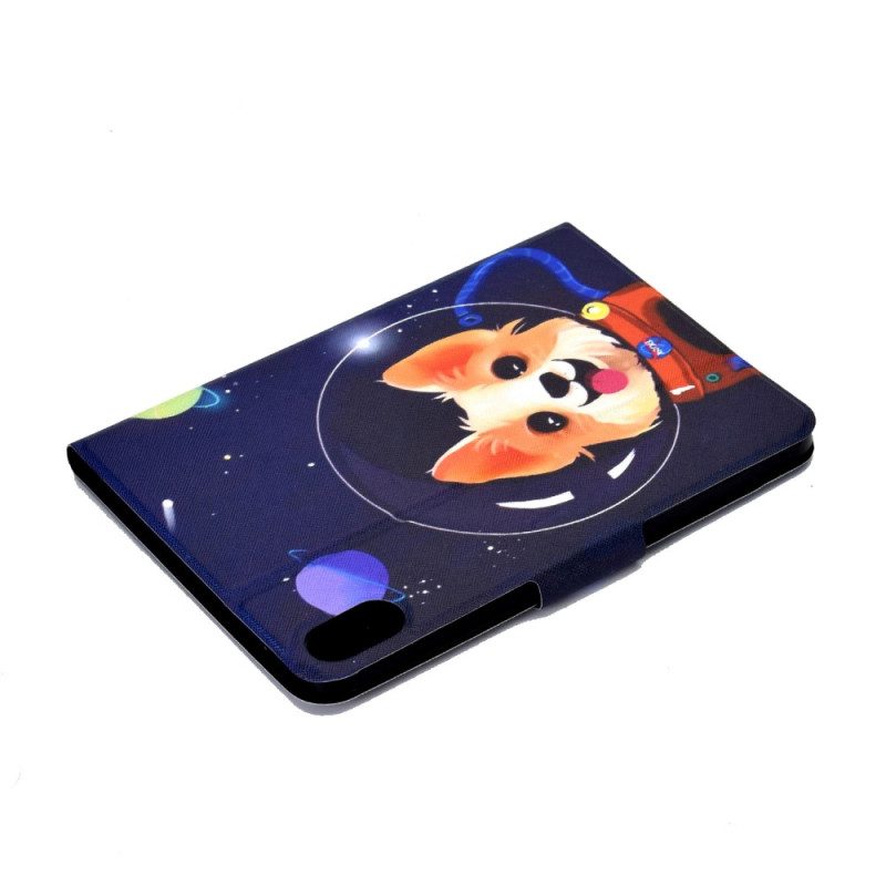 Custodia in pelle iPad 10.9" (2022) Cane Spaziale