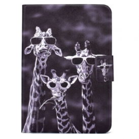 Custodia in pelle iPad 10.9" (2022) Giraffe In Incognito