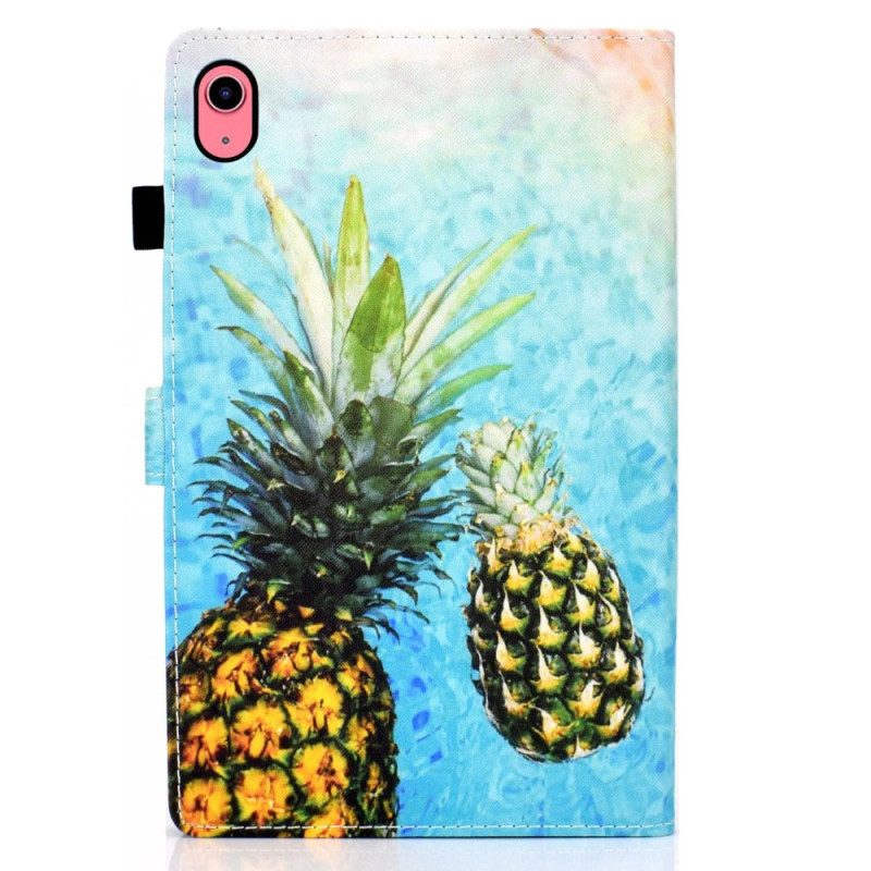 Custodia in pelle iPad 10.9" (2022) Grafica Di Ananas