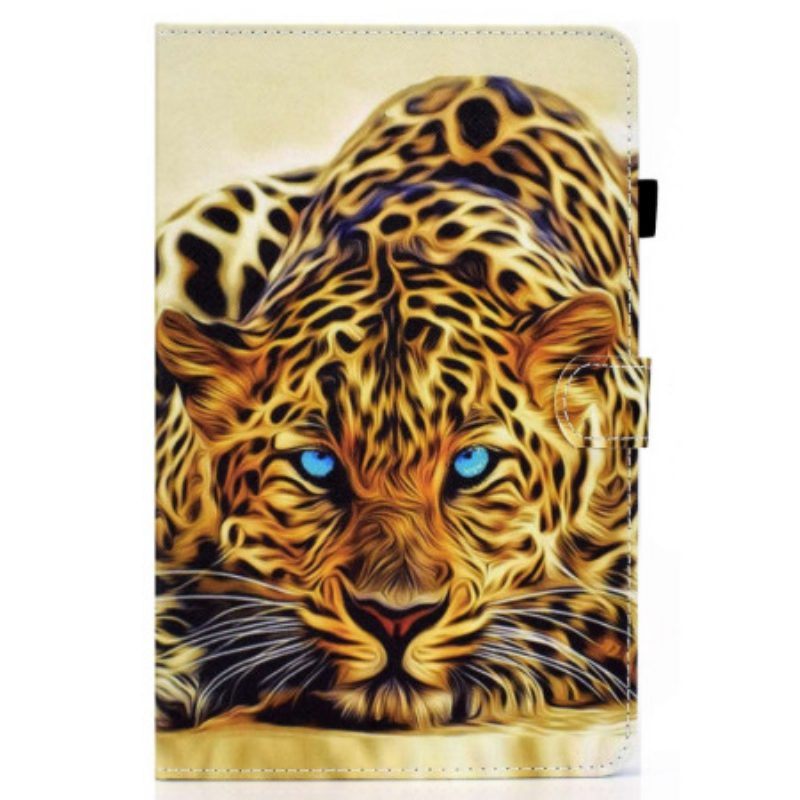 Custodia in pelle iPad 10.9" (2022) Grafica Leopardata