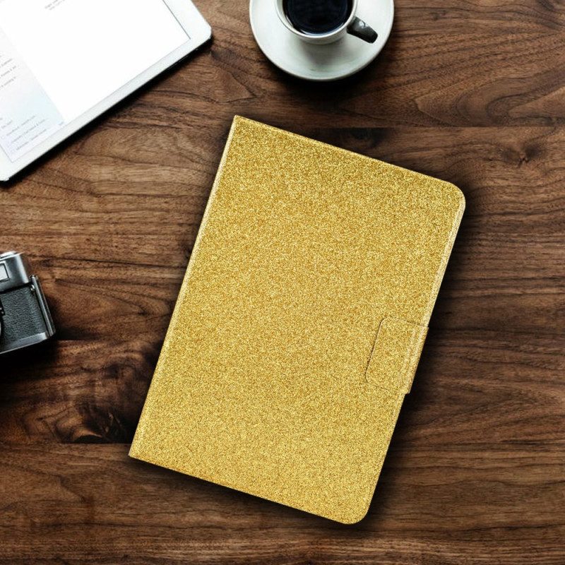 Custodia in pelle iPad 10.9" (2022) Paillettes