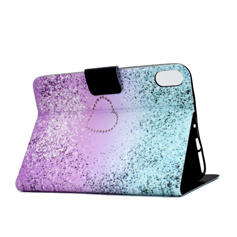 Custodia in pelle iPad 10.9" (2022) Paillettes Lucide