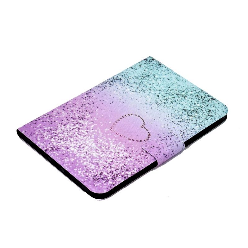 Custodia in pelle iPad 10.9" (2022) Paillettes Lucide