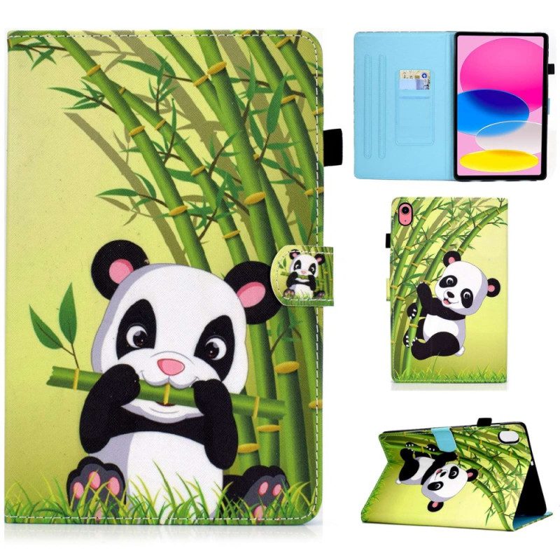 Custodia in pelle iPad 10.9" (2022) Panda Goloso