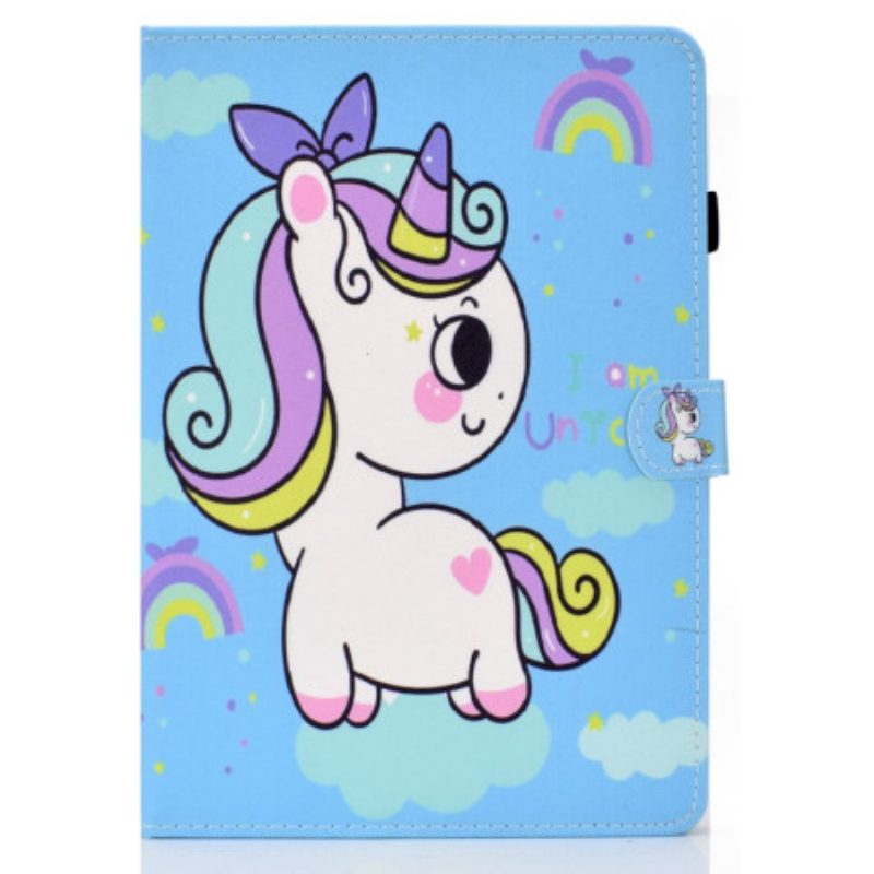 Custodia in pelle iPad 10.9" (2022) Piccolo Unicorno