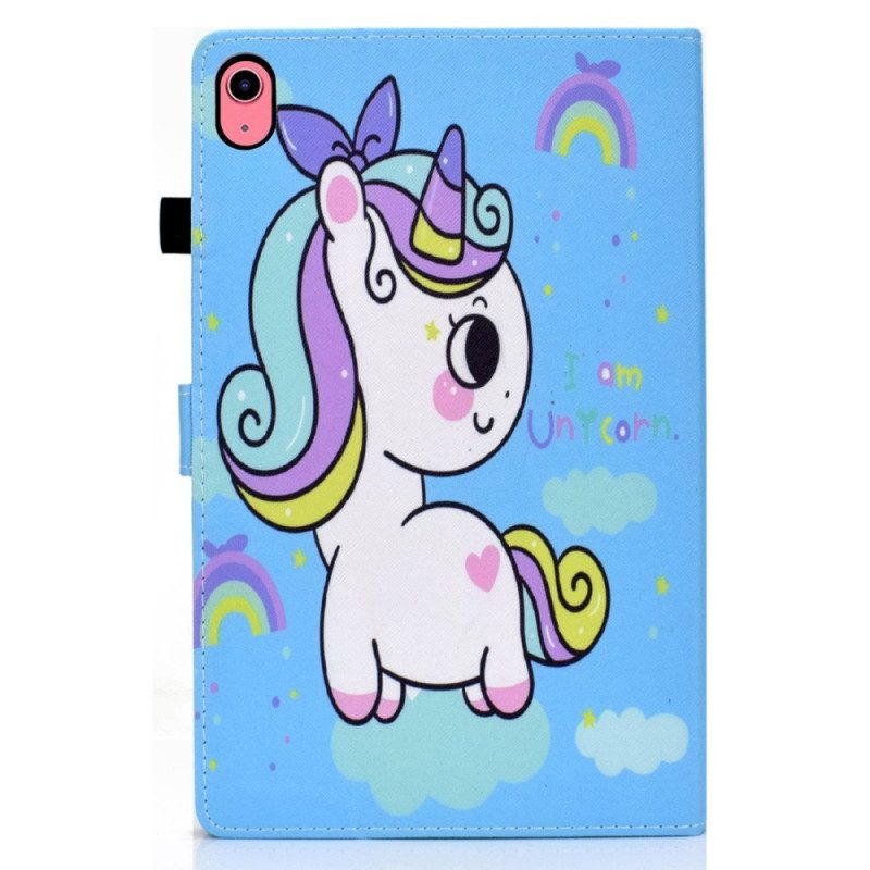 Custodia in pelle iPad 10.9" (2022) Piccolo Unicorno