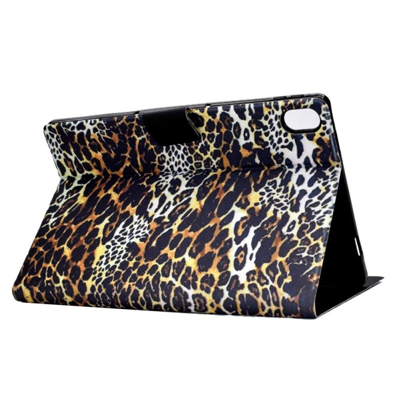 Custodia in pelle iPad 10.9" (2022) Stile Leopardo