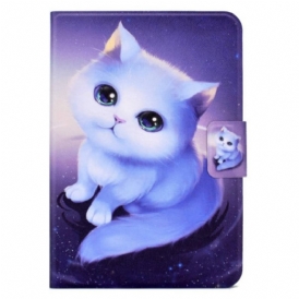 Custodia in pelle iPad 10.9" (2022) Tenero Gattino