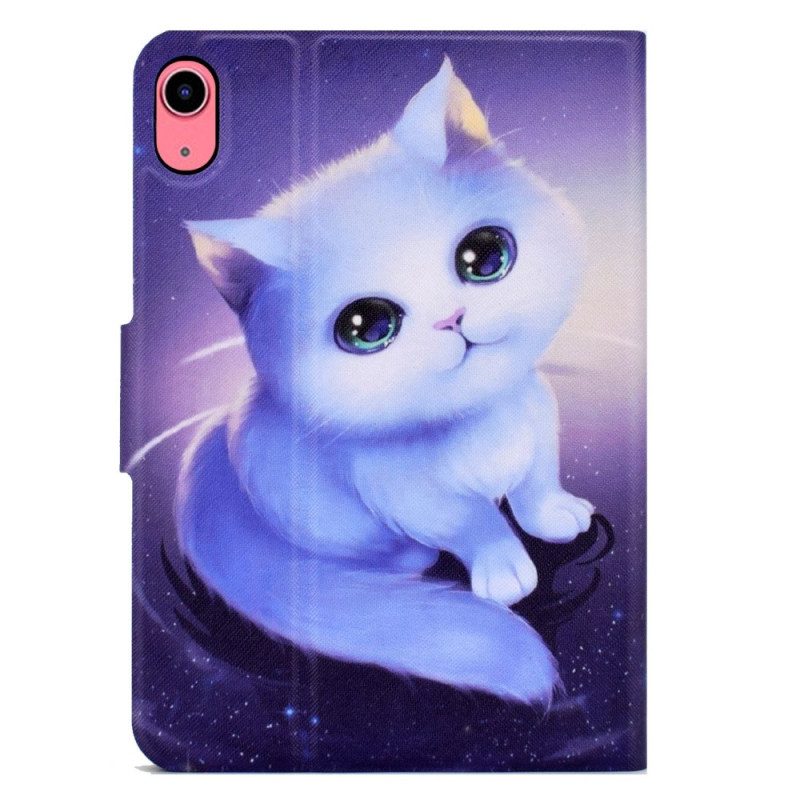 Custodia in pelle iPad 10.9" (2022) Tenero Gattino