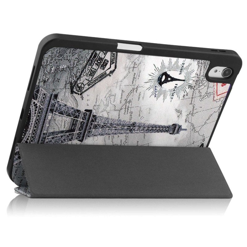 Custodia iPad 10.9" (2022) Porta Stilo Torre Eiffel