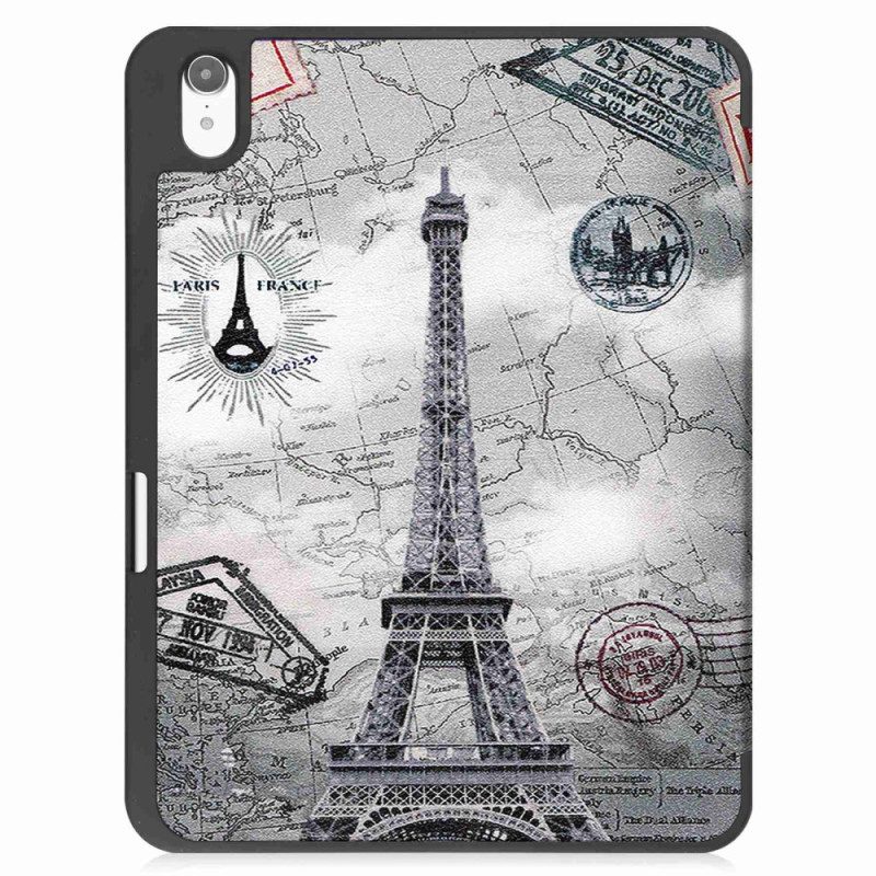 Custodia iPad 10.9" (2022) Porta Stilo Torre Eiffel