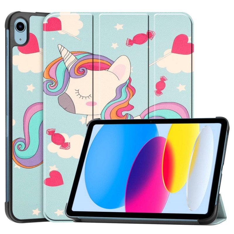 Custodia iPad 10.9" (2022) Unicorno Rinforzato