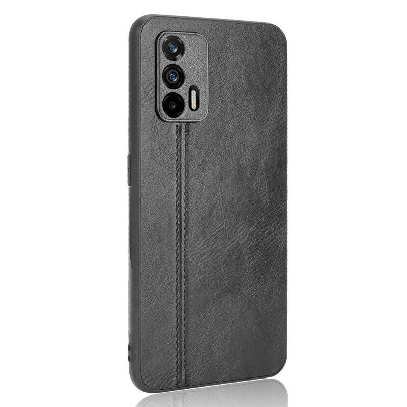 Cover Realme GT 5G Cuciture In Pelle Stile