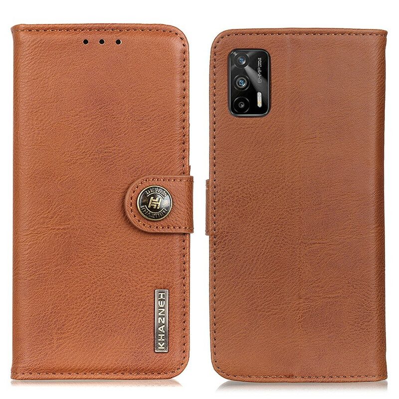 Custodia in pelle Realme GT 5G Similpelle Khazneh