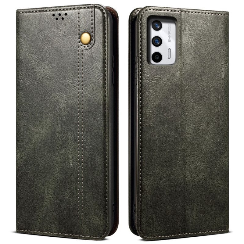 Folio Cover Realme GT 5G Custodia in pelle Ecopelle Cerata