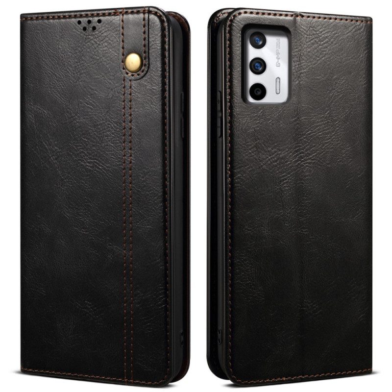 Folio Cover Realme GT 5G Custodia in pelle Ecopelle Cerata