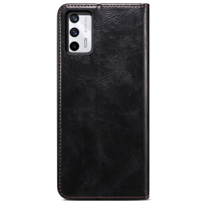 Folio Cover Realme GT 5G Custodia in pelle Ecopelle Cerata