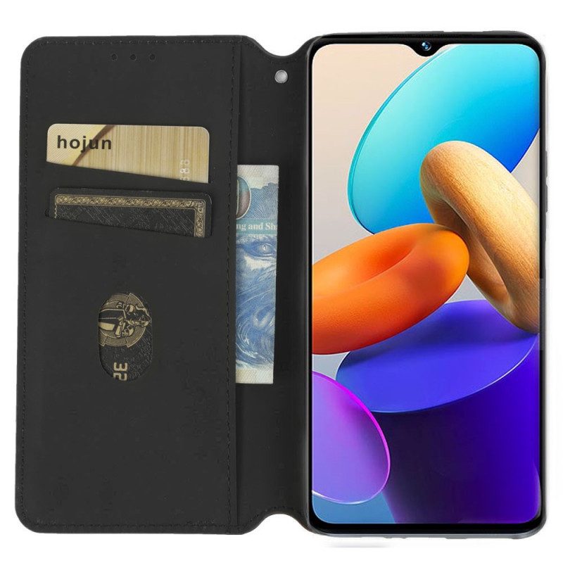 Folio Cover Vivo Y22s Custodia in pelle Trama 3d