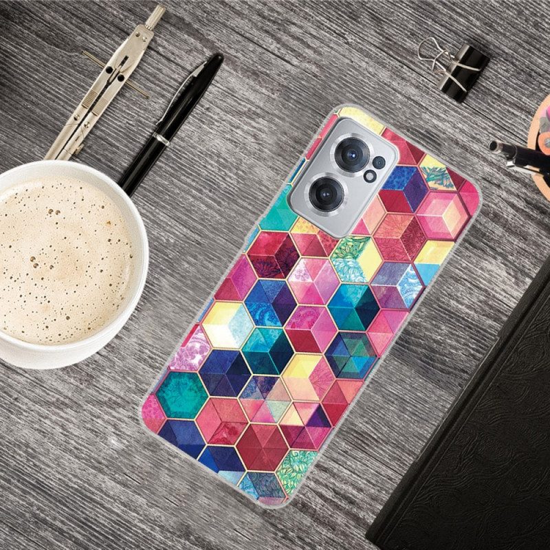 Cover OnePlus Nord CE 2 5G Cubi Multicolori