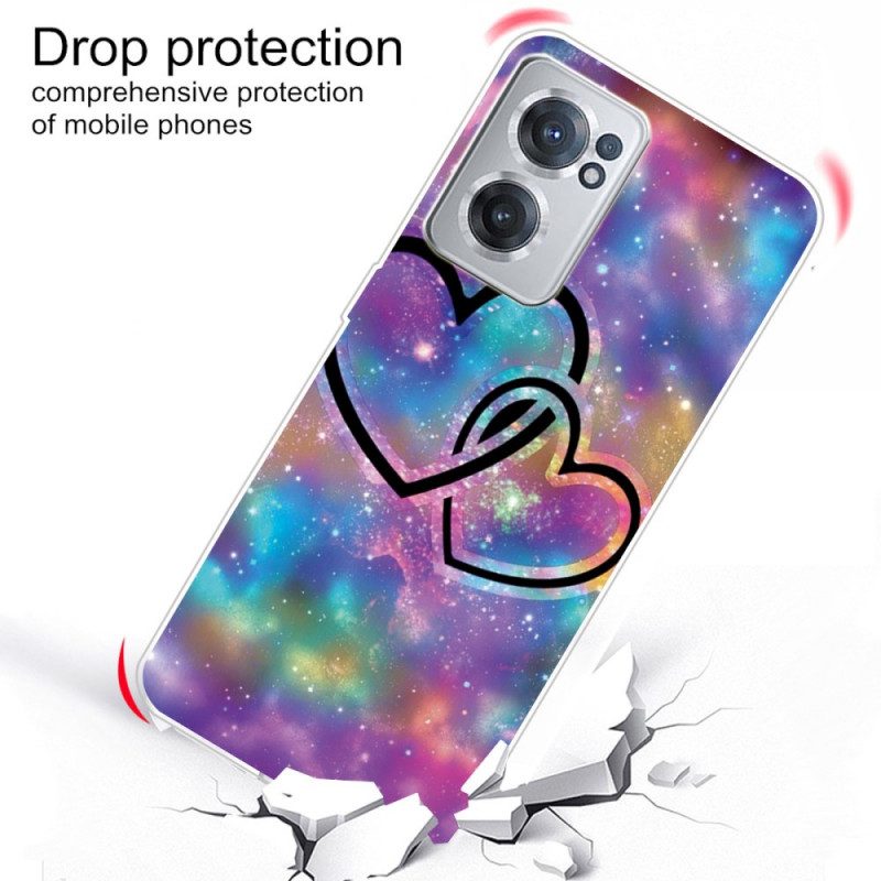 Cover OnePlus Nord CE 2 5G Cuori Intrecciati