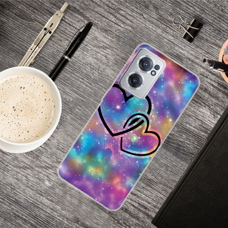 Cover OnePlus Nord CE 2 5G Cuori Intrecciati